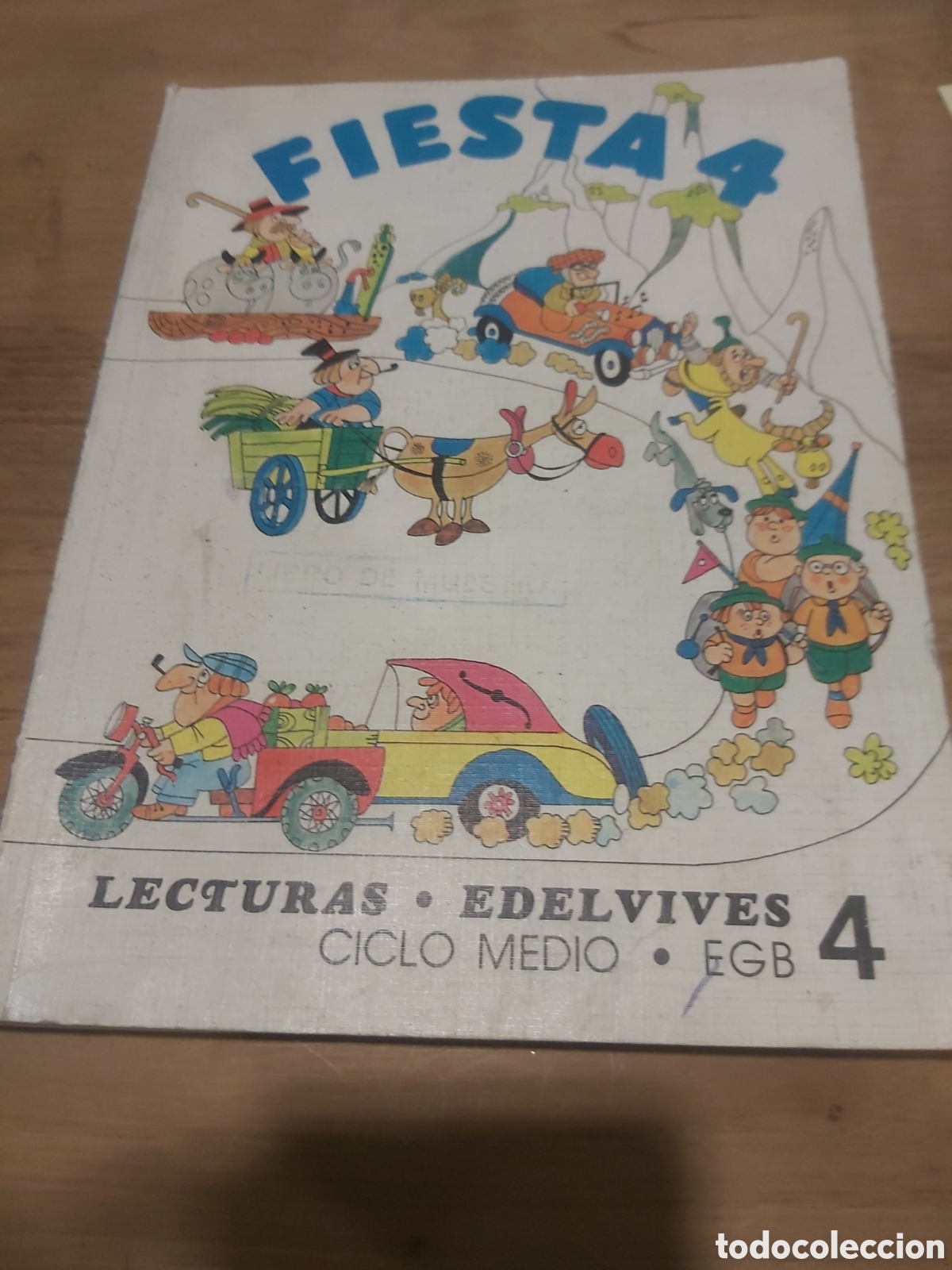 Libros de segunda mano: Bueno estado fiesta 5 edelvives 4 RGB ciclo Medio 1982