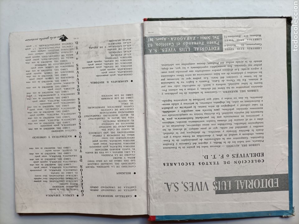 Libros de segunda mano: M&eacute;todo de lat&iacute;n. Tercer y cuarto. Edelvives 1963 - Foto 7