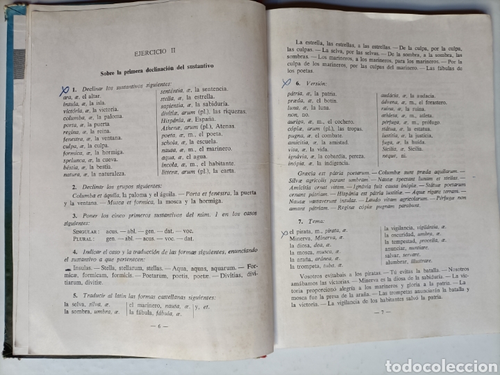 Libros de segunda mano: M&eacute;todo de lat&iacute;n. Tercer y cuarto. Edelvives 1963 - Foto 9
