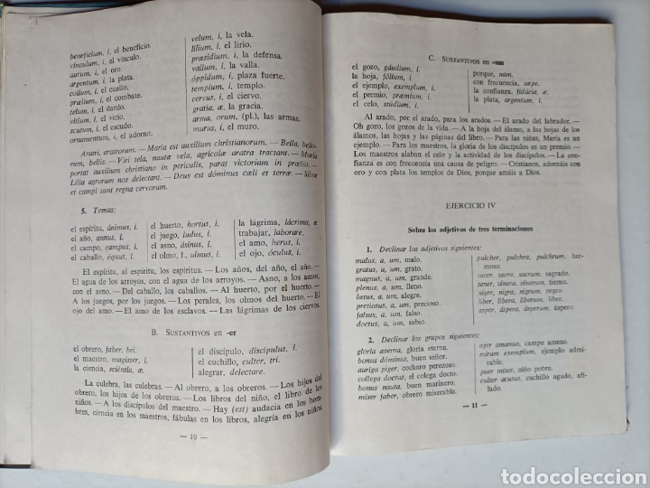 Libros de segunda mano: M&eacute;todo de lat&iacute;n. Tercer y cuarto. Edelvives 1963 - Foto 10
