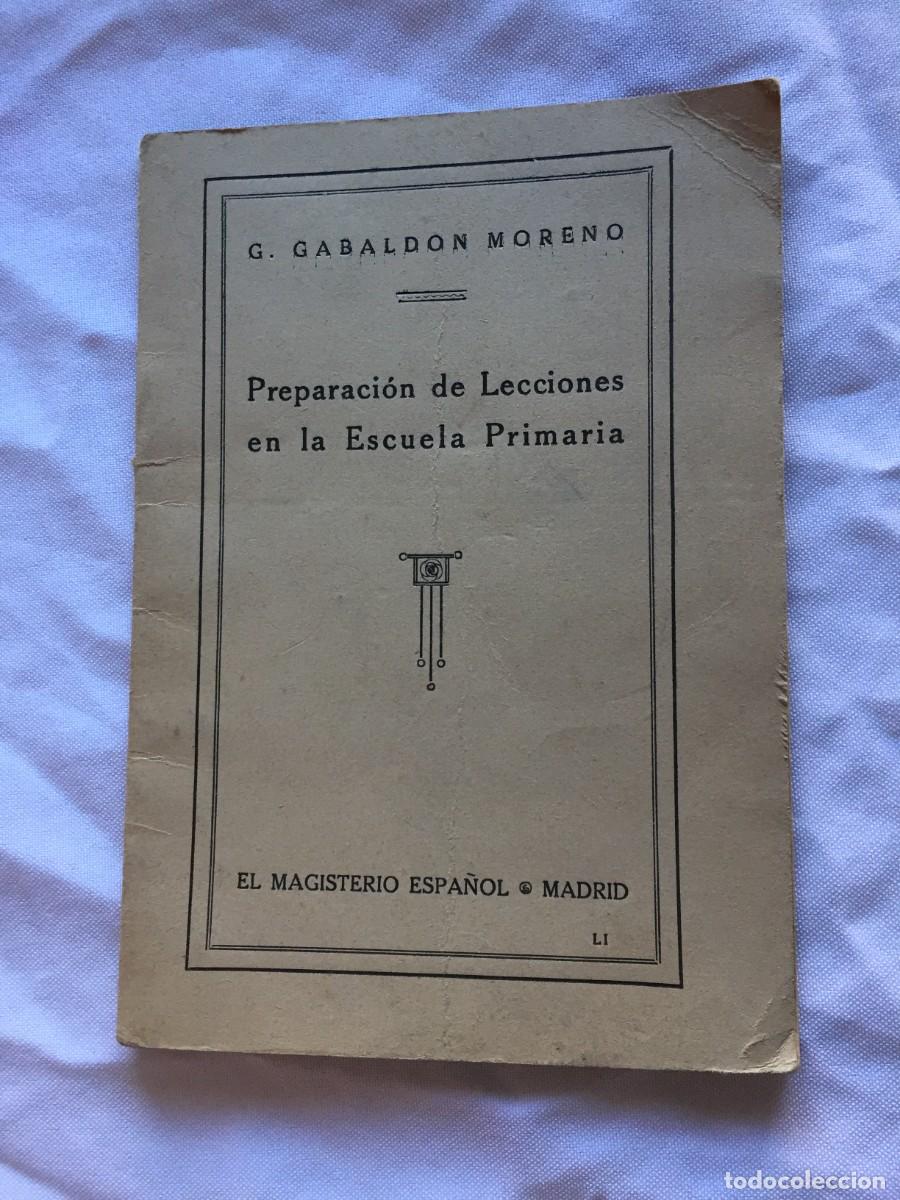 Libros de segunda mano: Preparaci&oacute;n de Lecciones en la escuela Primaria - Foto 1