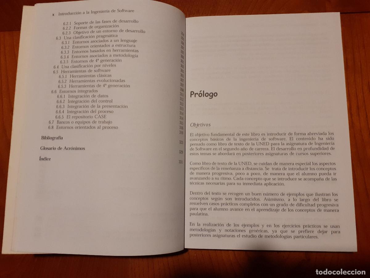 Libros de segunda mano: INTRODUCCION A LA INGENIERIA DE SOFTWARE - Problemas resueltos de la UNED - estudio - Foto 5