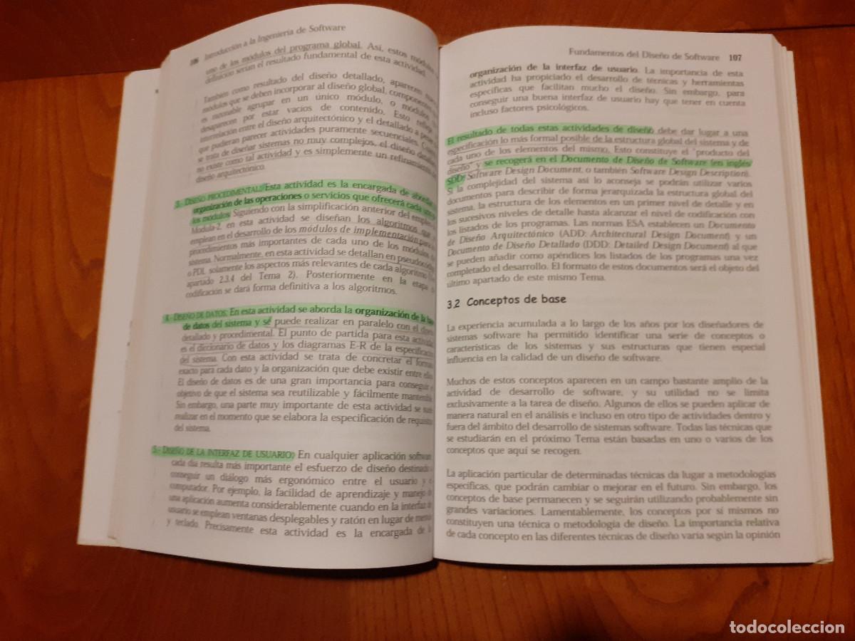 Libros de segunda mano: INTRODUCCION A LA INGENIERIA DE SOFTWARE - Problemas resueltos de la UNED - estudio - Foto 6