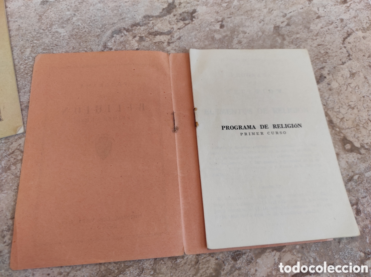 Libros de segunda mano: Pareja de Programas de Religi&oacute;n de Primer Curso y Segundo Curso - Editorial Luis Vives - - Foto 3