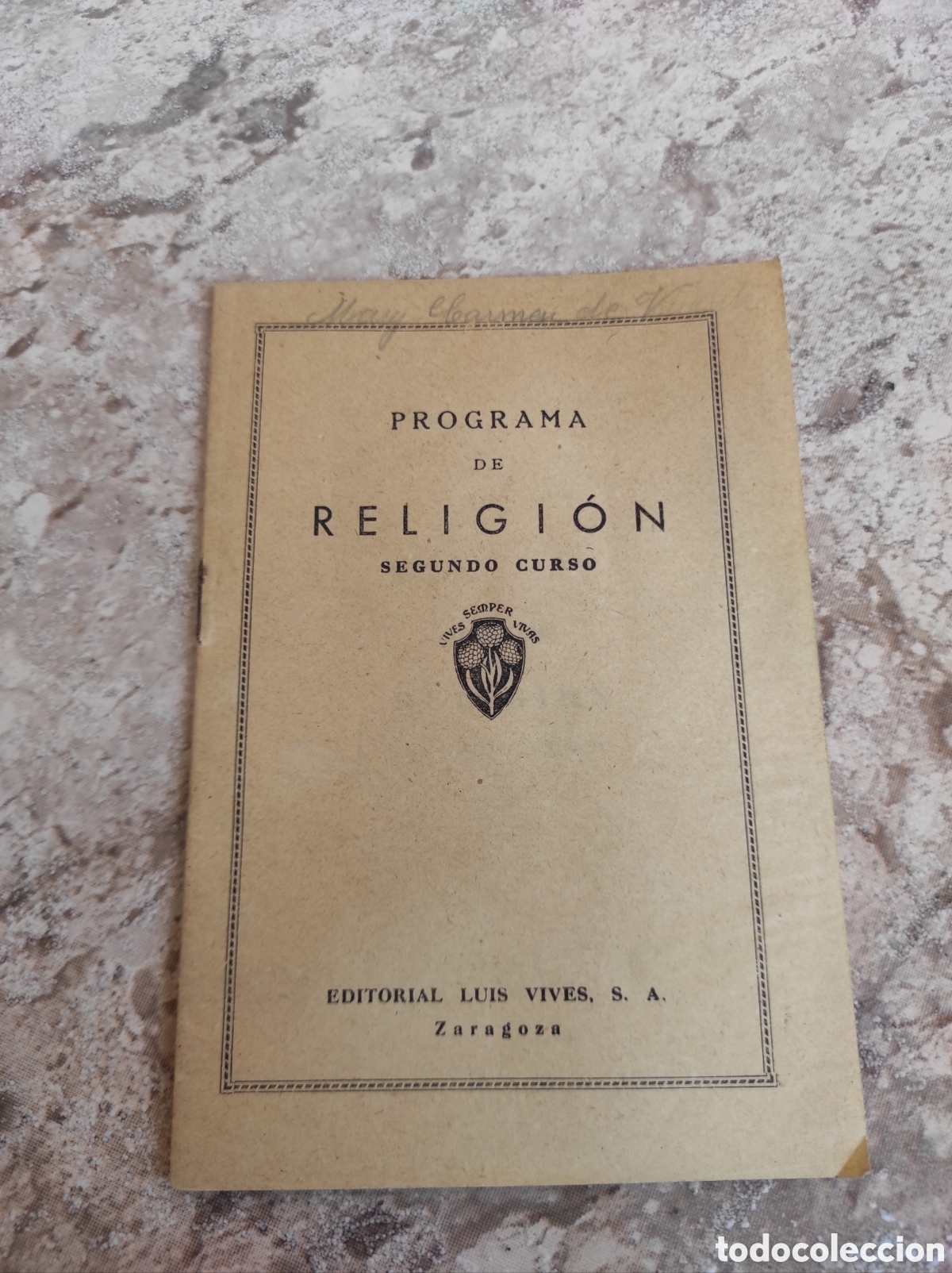 Libros de segunda mano: Pareja de Programas de Religi&oacute;n de Primer Curso y Segundo Curso - Editorial Luis Vives - - Foto 7