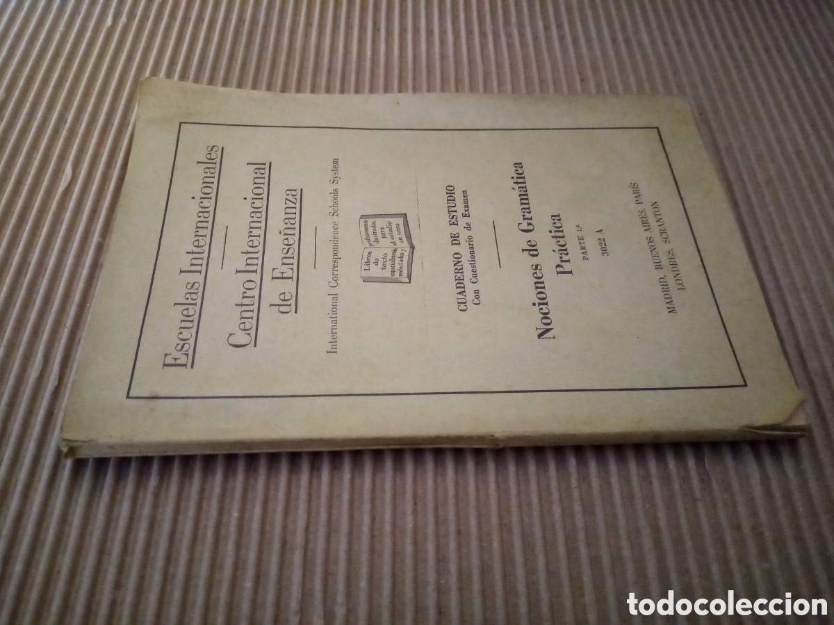 Libros de segunda mano: Escuelas internacionales. Centro internacional de ense&ntilde;anza. Nociones de gram&aacute;tica pr&aacute;ctica - Foto 2