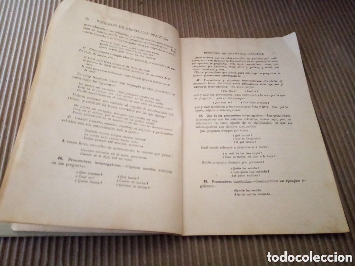 Libros de segunda mano: Escuelas internacionales. Centro internacional de ense&ntilde;anza. Nociones de gram&aacute;tica pr&aacute;ctica - Foto 5