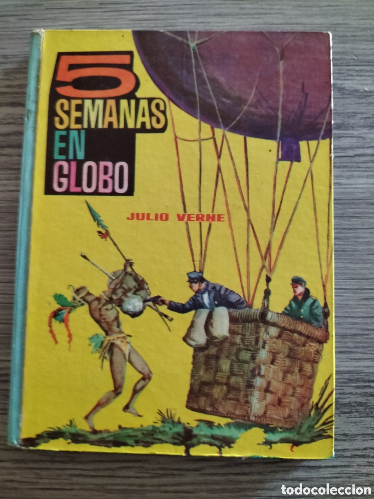 Libros de segunda mano: 5semanas en globo - Foto 1