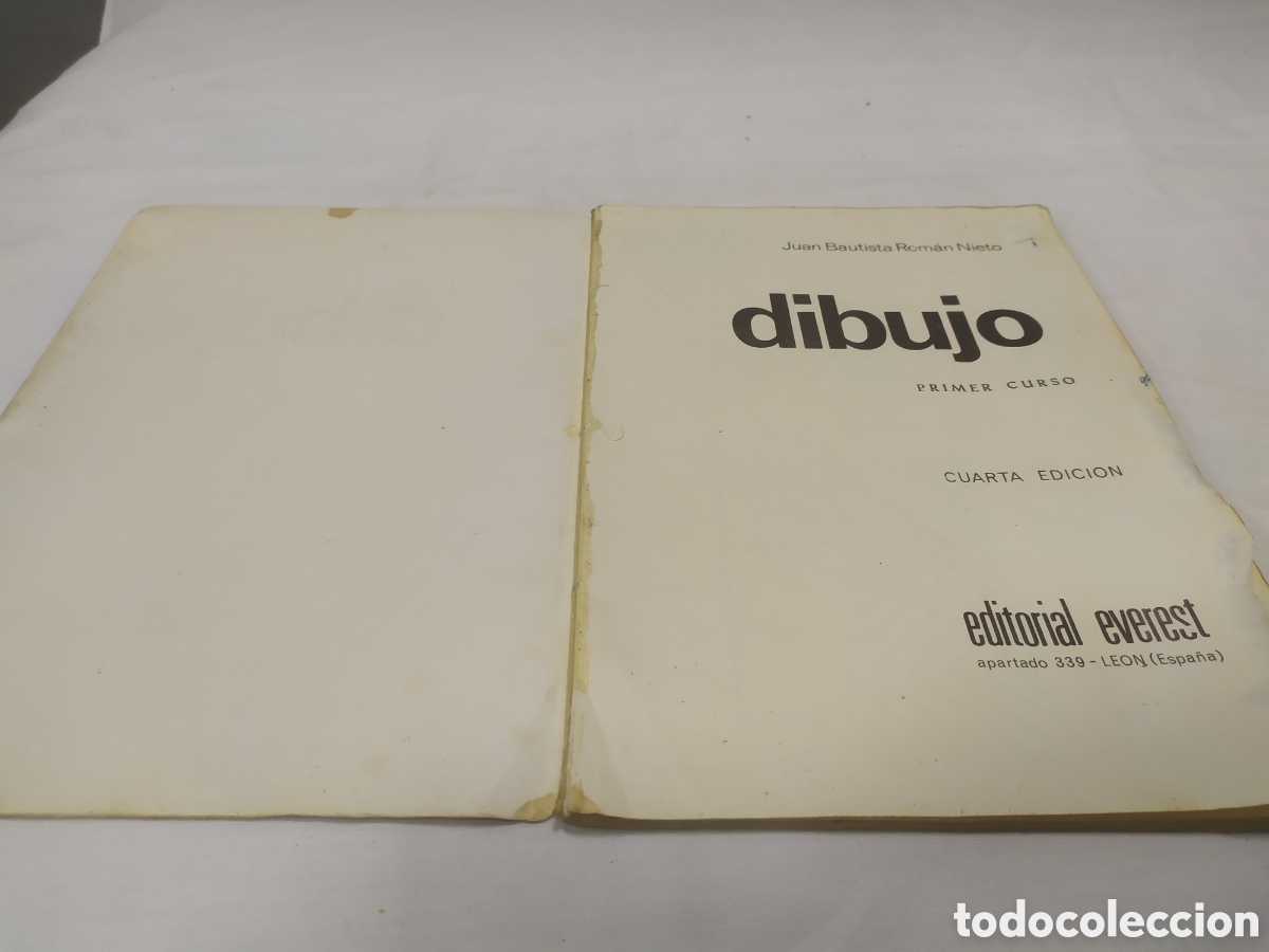 Libros de segunda mano: Dibujo, primer curso. Editorial Everest, 1957 - Foto 3