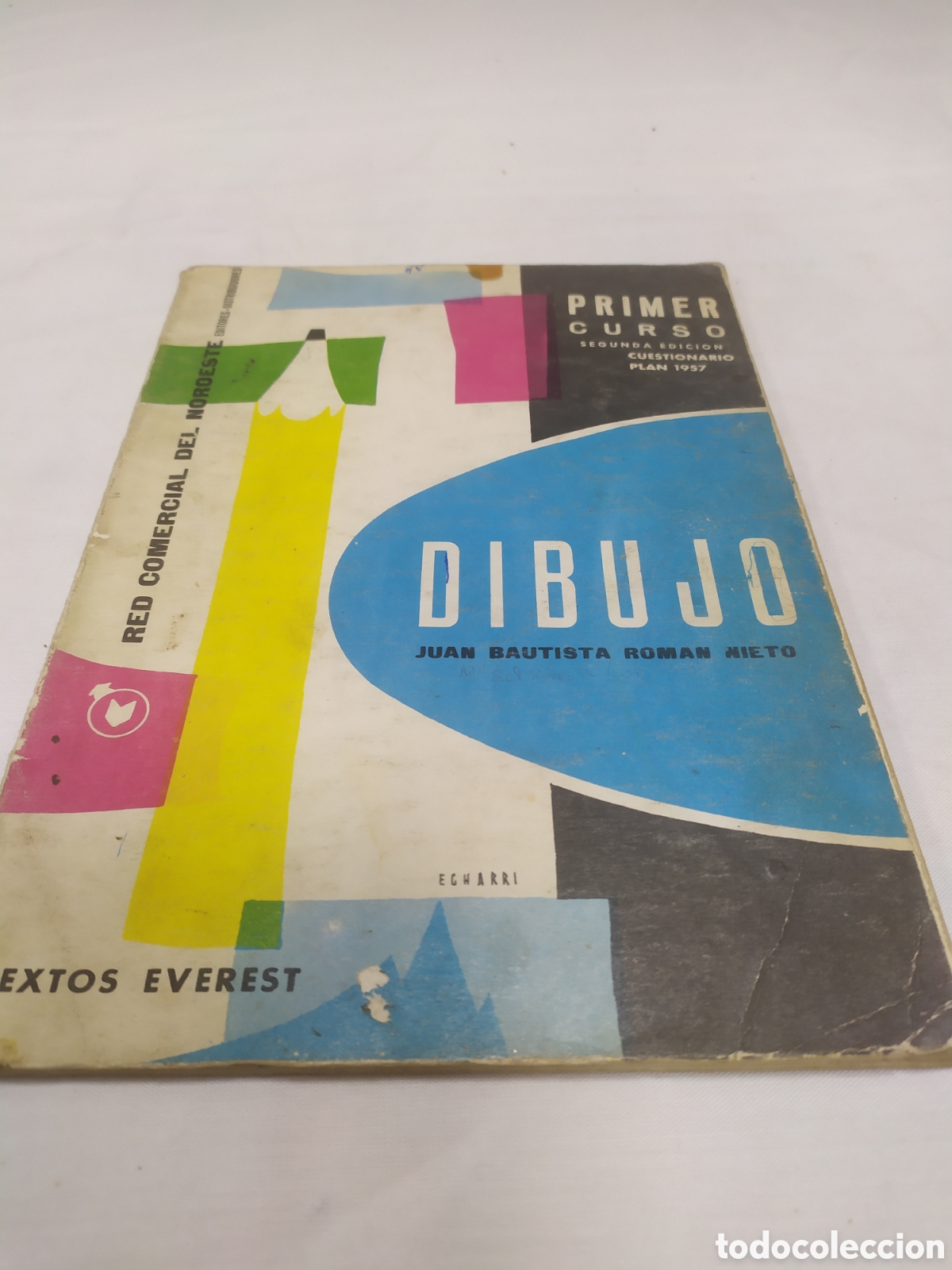 Libros de segunda mano: Dibujo, primer curso. Editorial Everest, 1957 - Foto 1