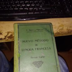 Libros de segunda mano: NUEVO METODO DE LENGUA FRANCESA-3º. CURSO-T.SECO Y MARCOS-2ªEDIC.-EDIT.R.CASULLERAS-1929