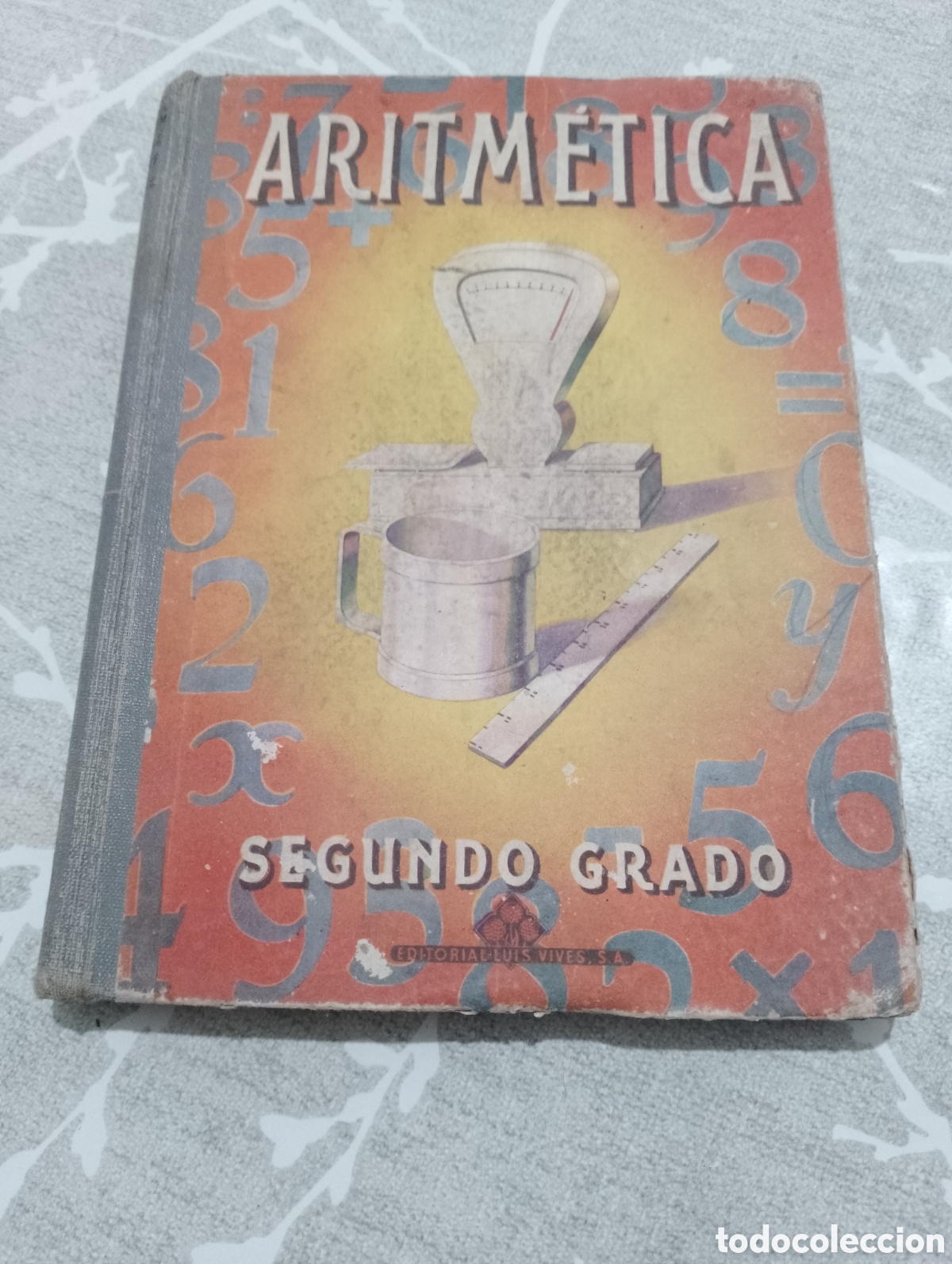 Libros de segunda mano: Antiguo libro segundo grado aritm&eacute;tica editorial luis vives - Foto 1