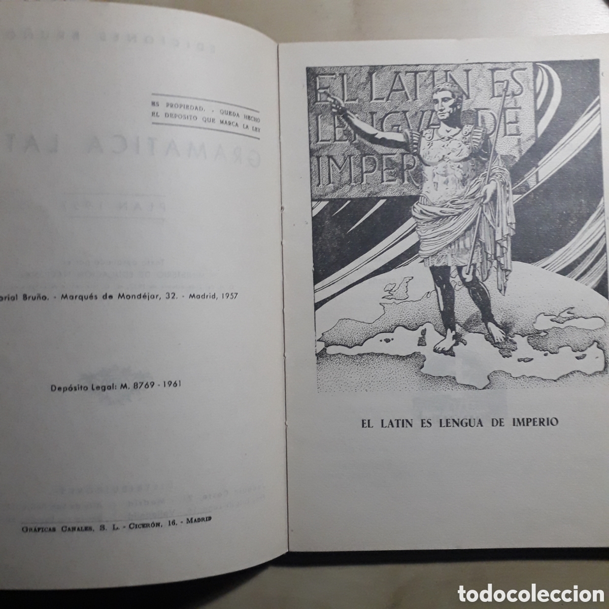 Libros de segunda mano: Lat&iacute;n. Gram&aacute;tica. Ed Bru&ntilde;o, 1961 - Foto 4