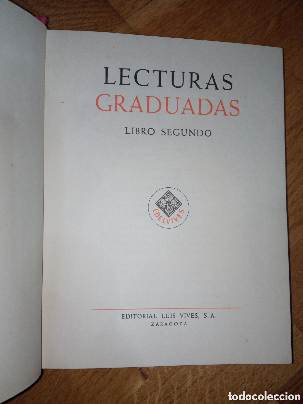 Libros de segunda mano: Lecturas graduadas libro segundo Edelvives 1956 - Foto 5