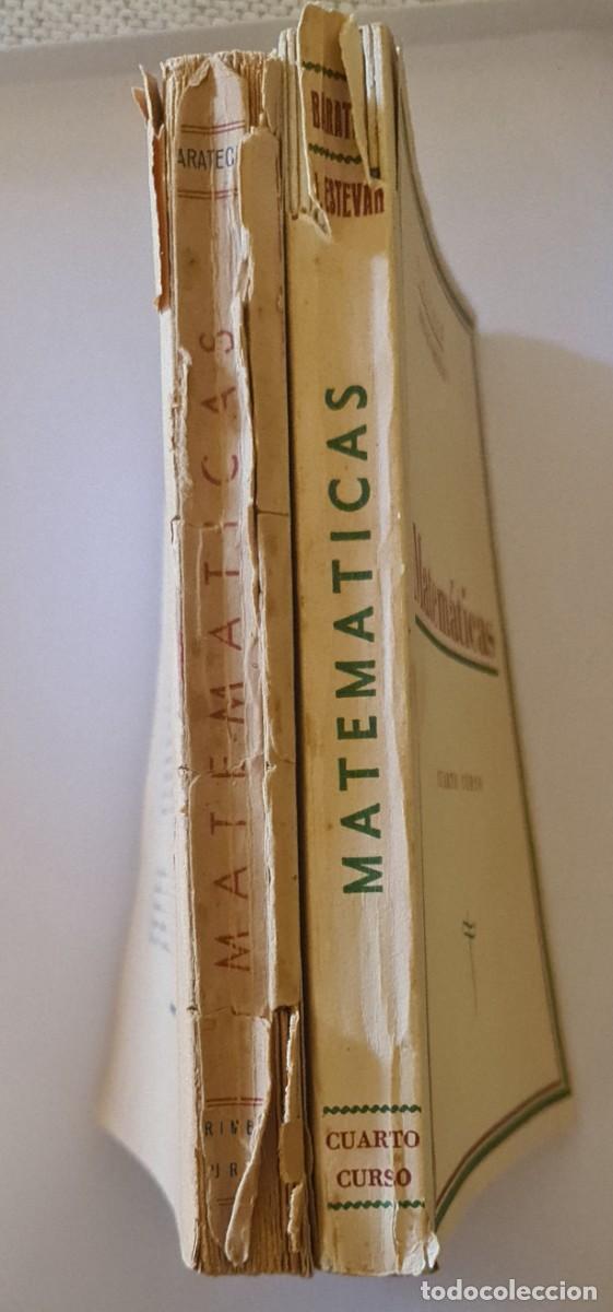 Libros de segunda mano: Matem&aacute;ticas. Tomos primer y cuarto curso. Baratech - Foto 3