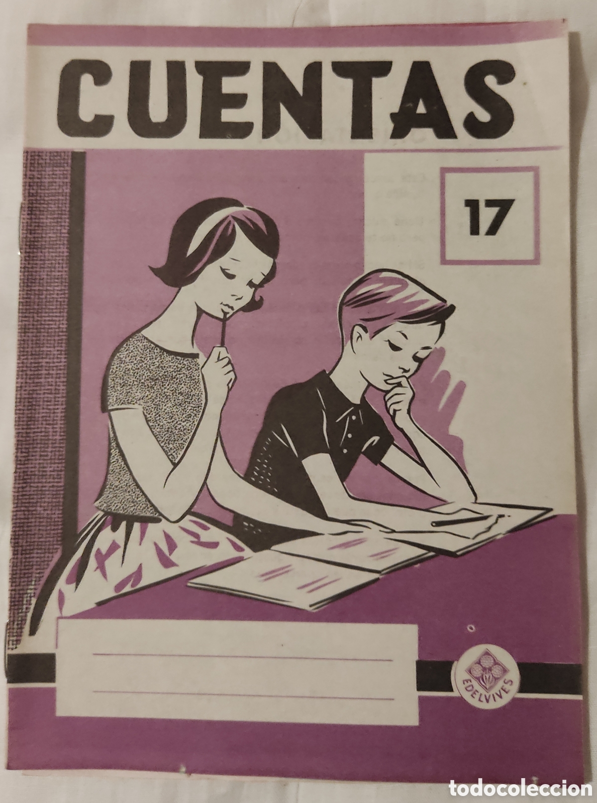 Libros de segunda mano: Cuadernillo Cuentas Edelvives n&ordm; 17 - Foto 1