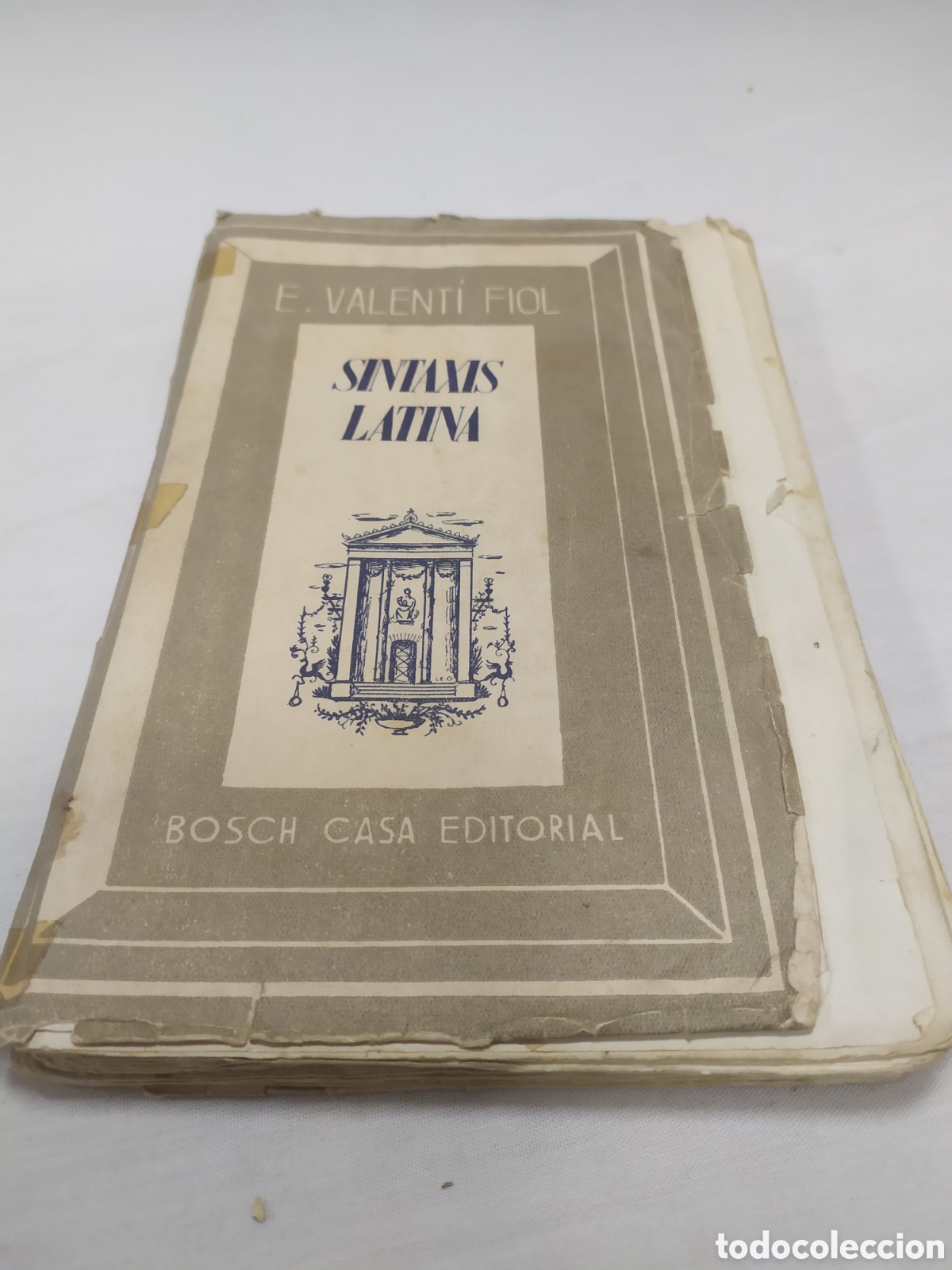 Libros de segunda mano: Sintaxis latina. E. Valent&iacute; Fiol, 1958 - Foto 1