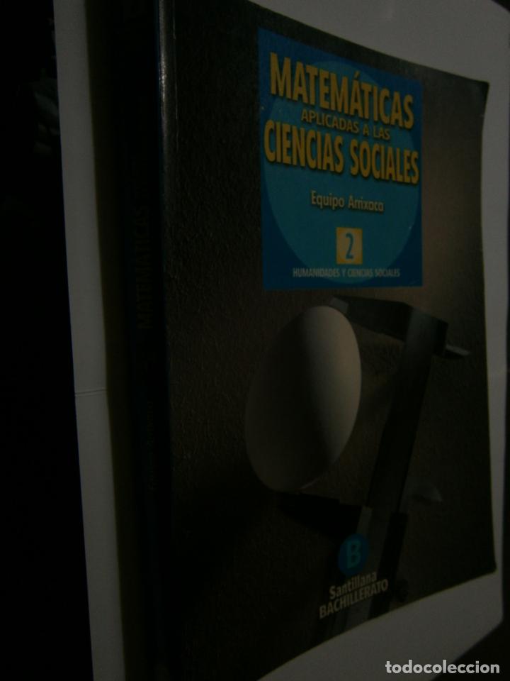 Libros de segunda mano: ANTIGUO LIBRO DE TEXTO - MATEMATICAS 2&ordm; HUMANIDADES Y CIENCIAS SOCIALES - LC1