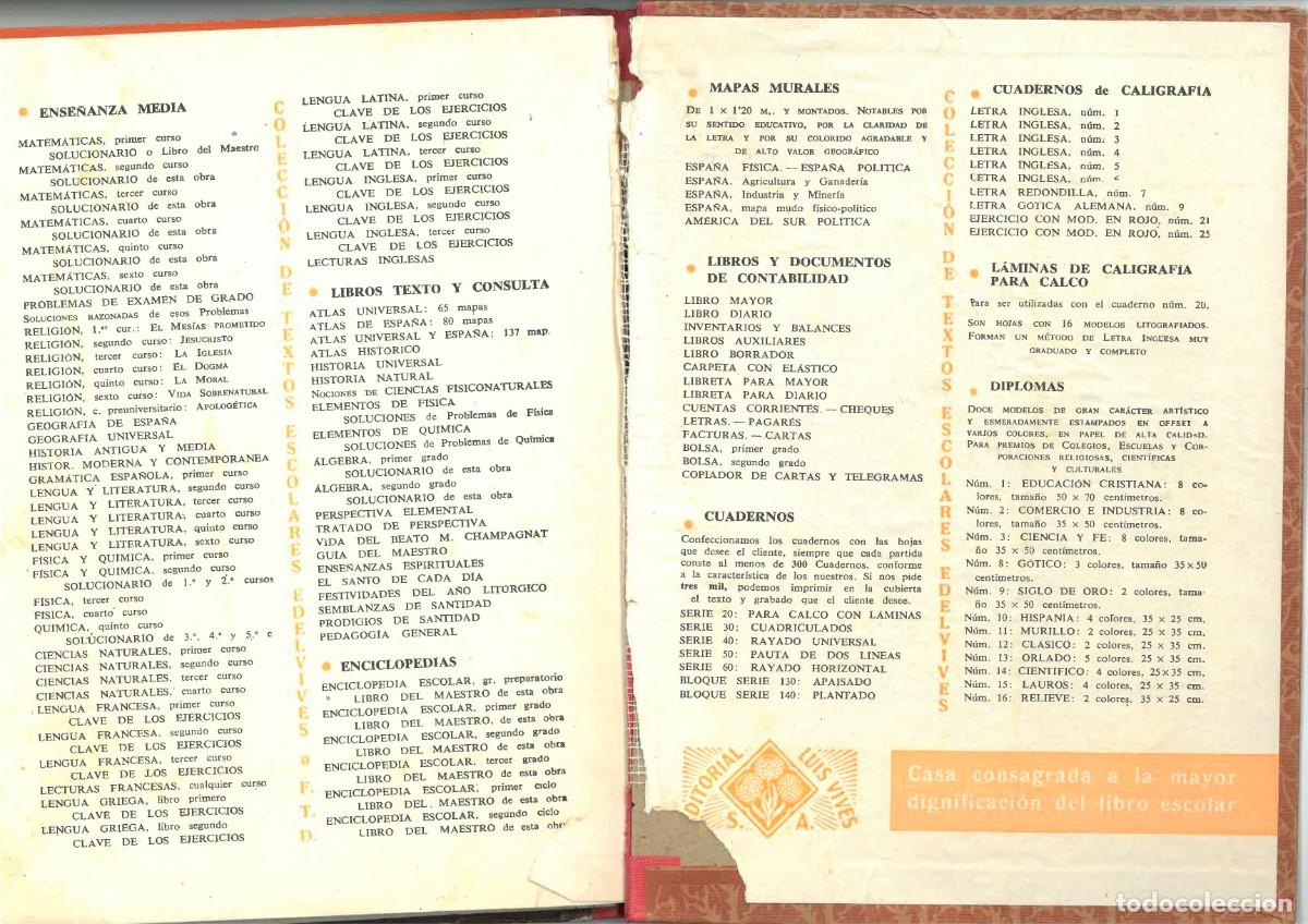 Libros de segunda mano: Gram&aacute;tica Espa&ntilde;ola Primer Grado | Luis Vives S.A., 1958 - Foto 5