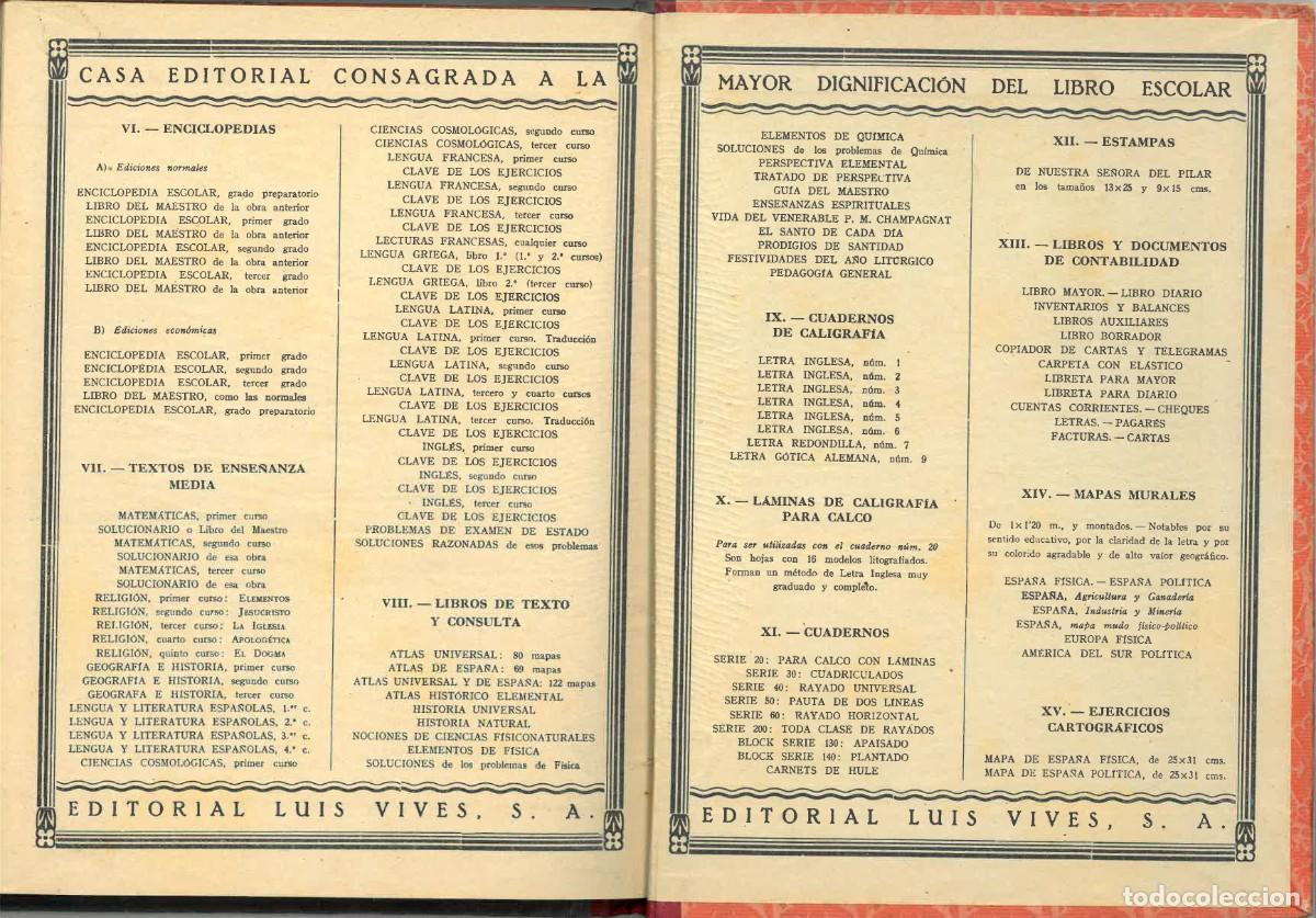 Libros de segunda mano: Gram&aacute;tica Espa&ntilde;ola Primer Grado | Luis Vives S.A., 1948 - Foto 6