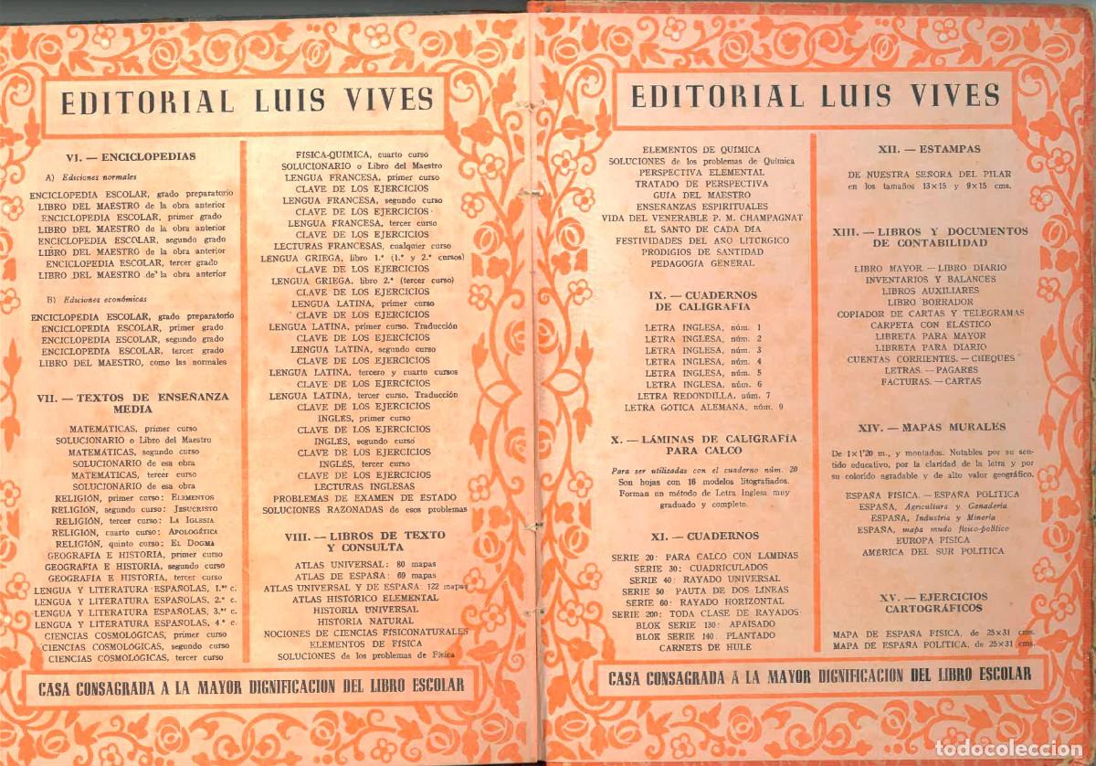 Libros de segunda mano: Gram&aacute;tica Espa&ntilde;ola Segundo Grado | Luis Vives S.A., 1949 - Foto 6