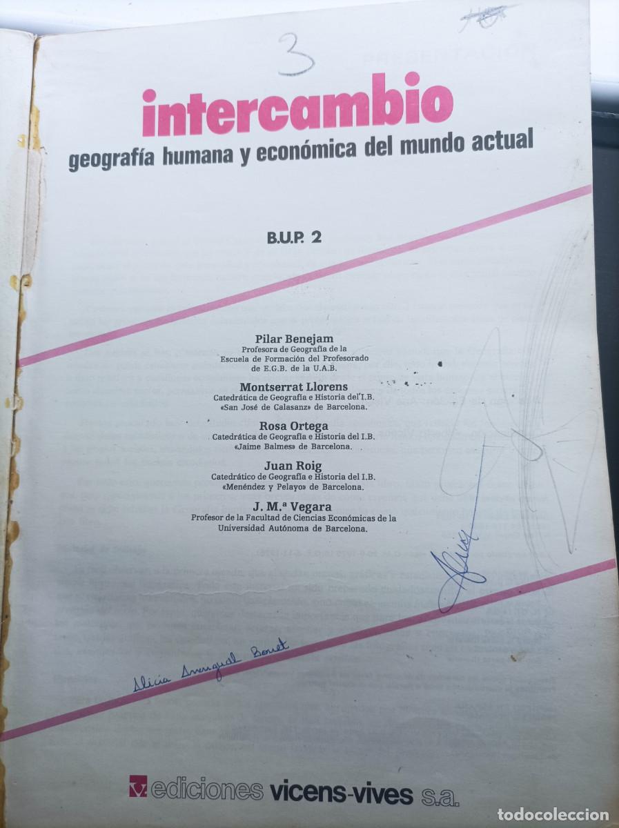 Libros de segunda mano: INTERCAMBIO BUP- 2 CURSO - Foto 3