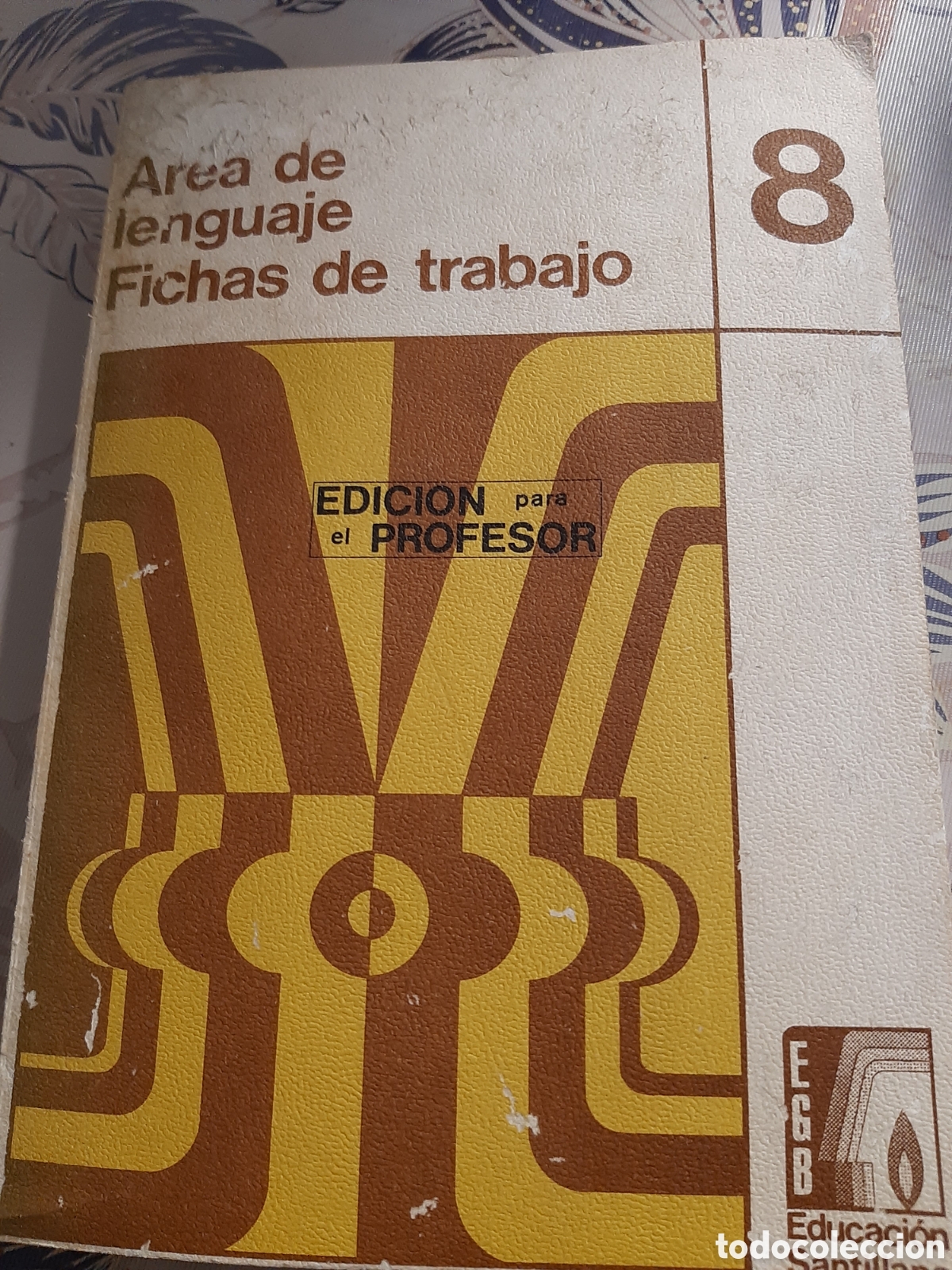 Libros de segunda mano: LENGUAJE FICHAS TRABAJO 8 EGB 1974 LIBRO PROFESOR