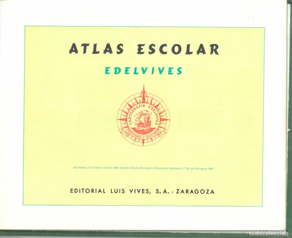 Libros de segunda mano: Atlas Universal | Edelvives, 1967 - Foto 3