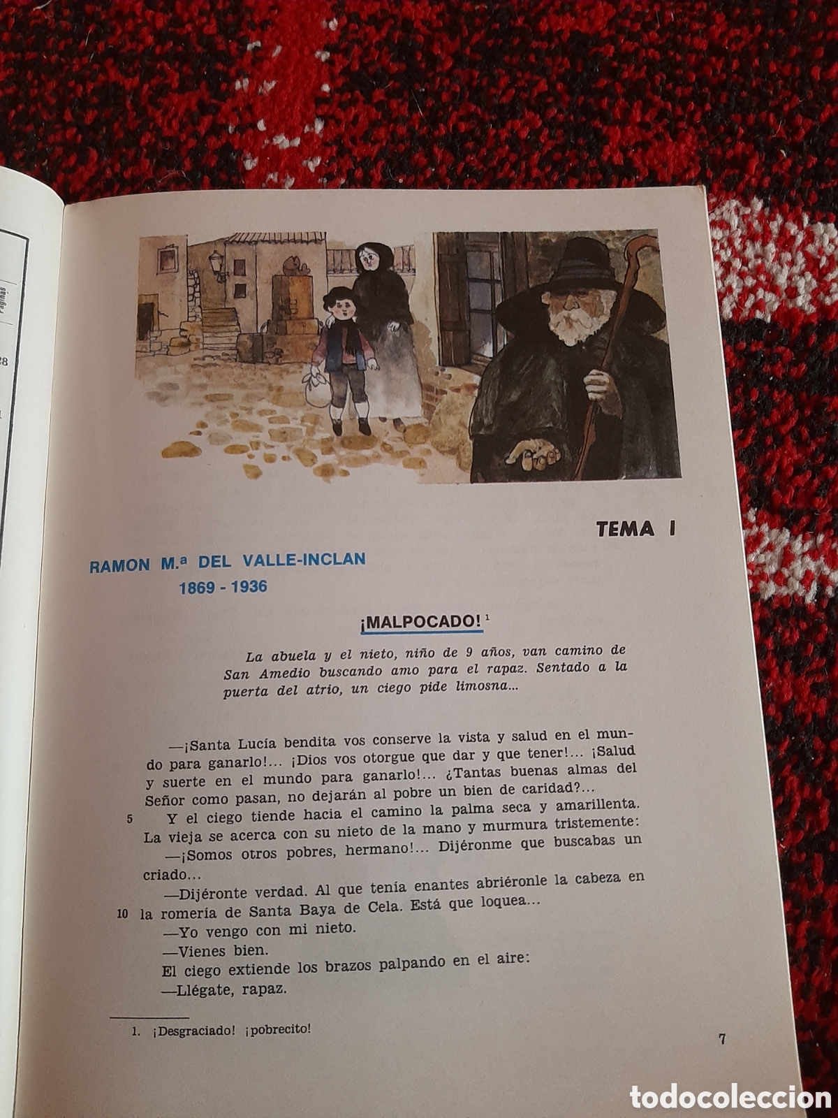 Libros de segunda mano: 7&deg; EGB ANTOLOG&Iacute;A LITERARIA 7 1976 - Foto 9