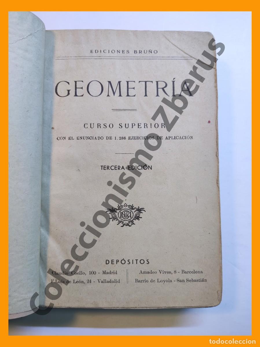 Libros de segunda mano: Geometria. Curso Superior - Foto 2