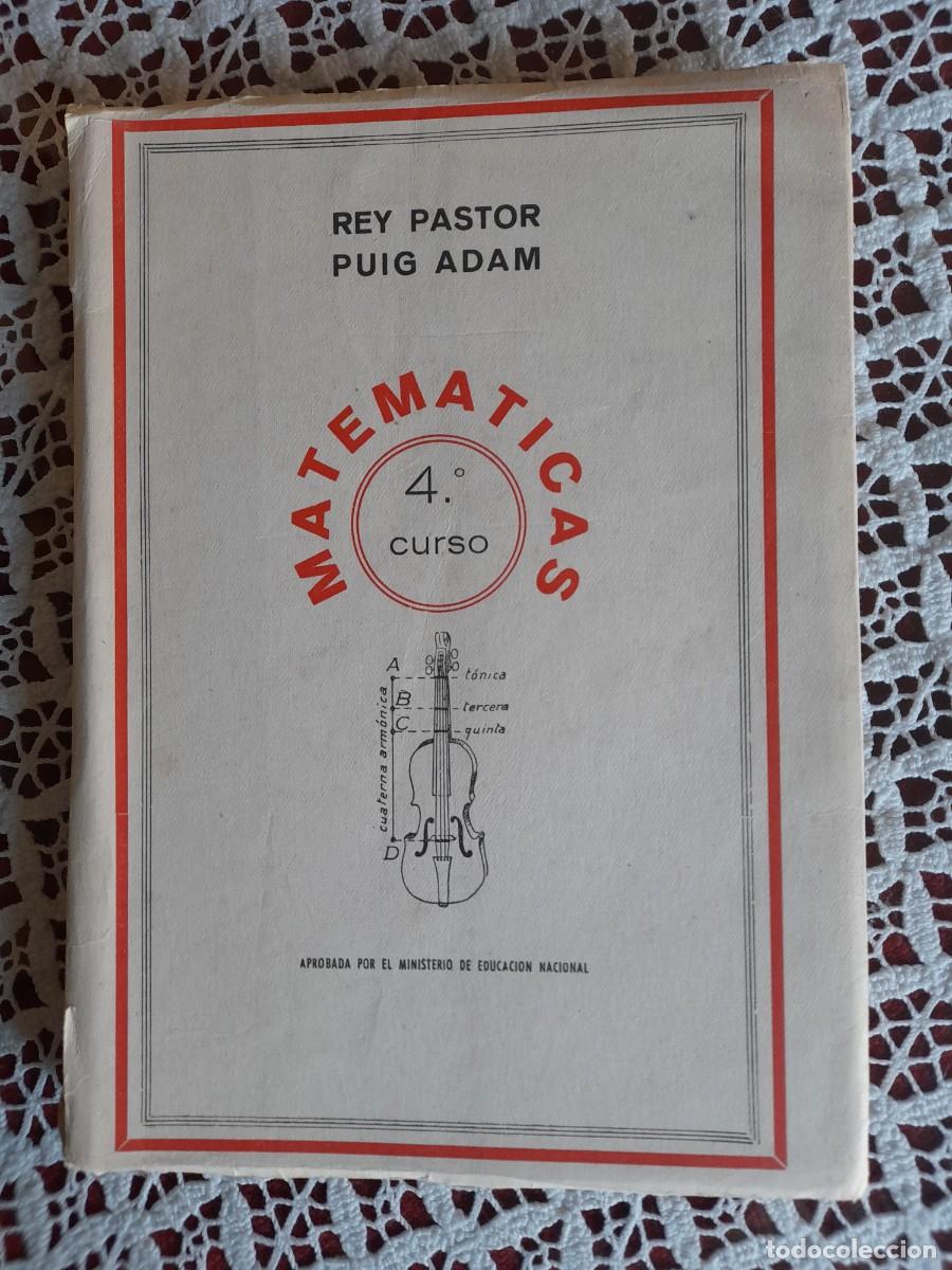 Libros de segunda mano: Matem&aacute;ticas cuarto curso a&ntilde;o 1949 novena tirada plan 1938 - Foto 1