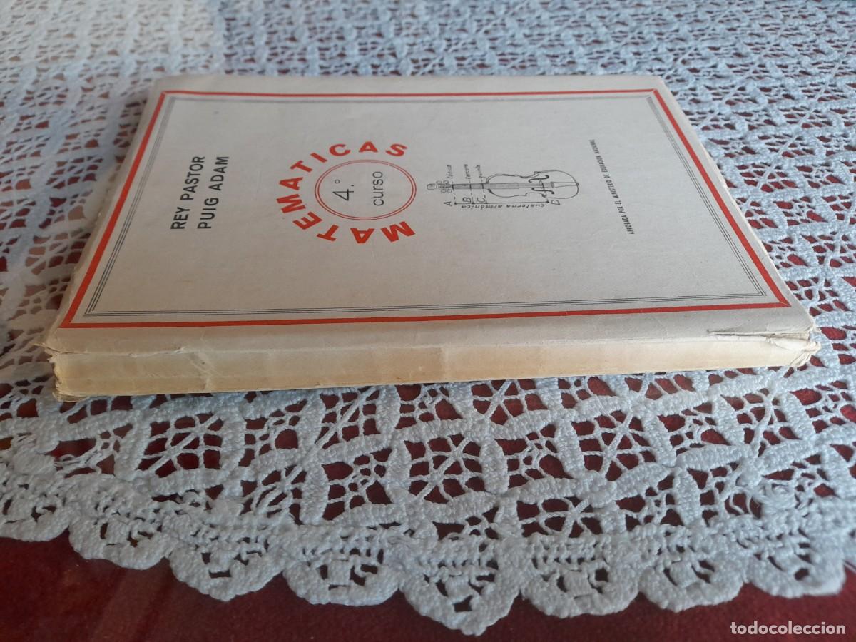 Libros de segunda mano: Matem&aacute;ticas cuarto curso a&ntilde;o 1949 novena tirada plan 1938 - Foto 6