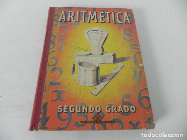 Libros de segunda mano: ARITM&Eacute;TICA SEGUNDO GRADO (EDIT. LUIS VIVES-1955 - Foto 2