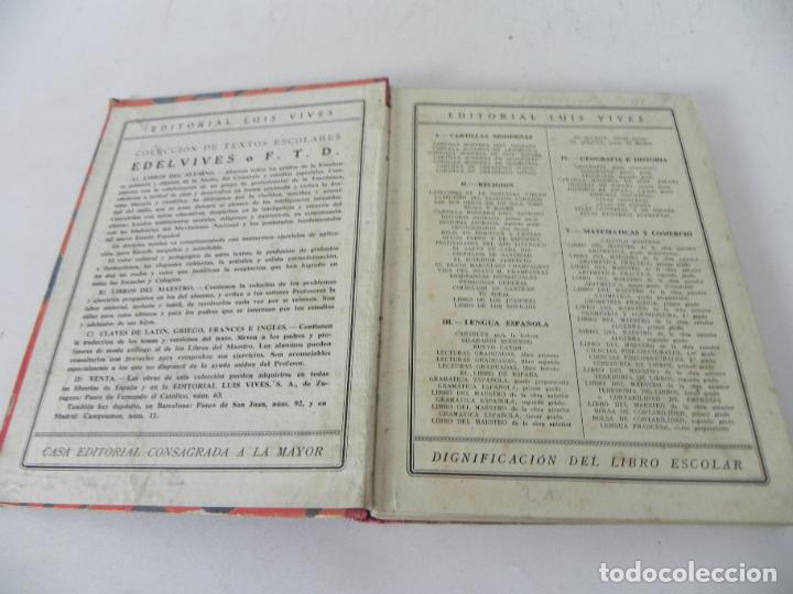 Libros de segunda mano: ARITM&Eacute;TICA SEGUNDO GRADO (EDIT. LUIS VIVES-1955 - Foto 3