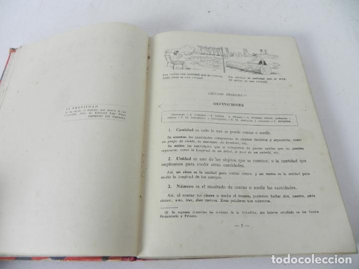 Libros de segunda mano: ARITM&Eacute;TICA SEGUNDO GRADO (EDIT. LUIS VIVES-1955 - Foto 6