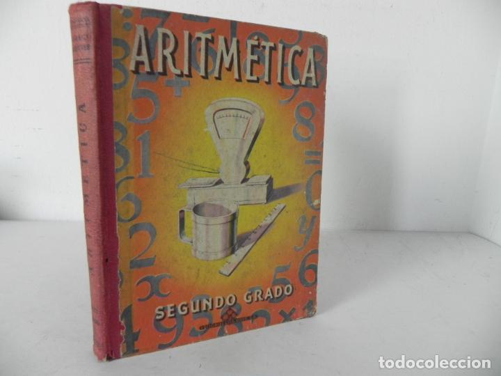Libros de segunda mano: ARITM&Eacute;TICA SEGUNDO GRADO (EDIT. LUIS VIVES-1955 - Foto 1