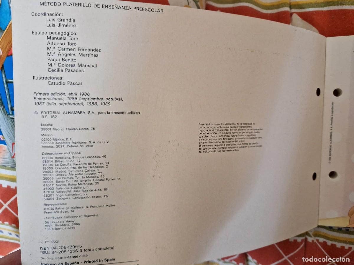 Libros de segunda mano: CUADERNO PREESCOLAR PLATERILLO - A&Ntilde;OS 80 - Foto 2