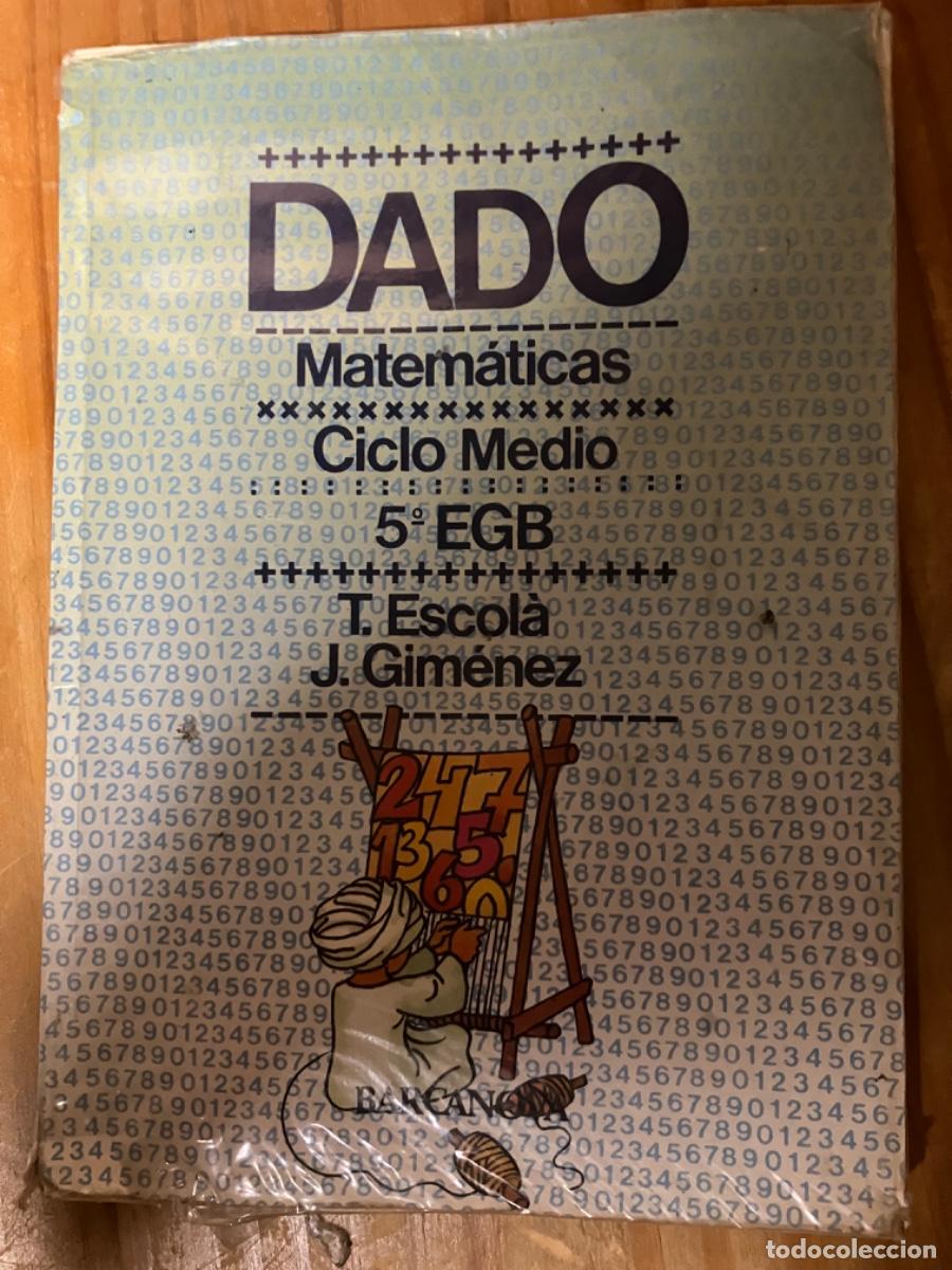 Libros de segunda mano: Libro matem&aacute;ticas 5 EGB DADO. Editorial Barcanova. 1987. - Foto 1