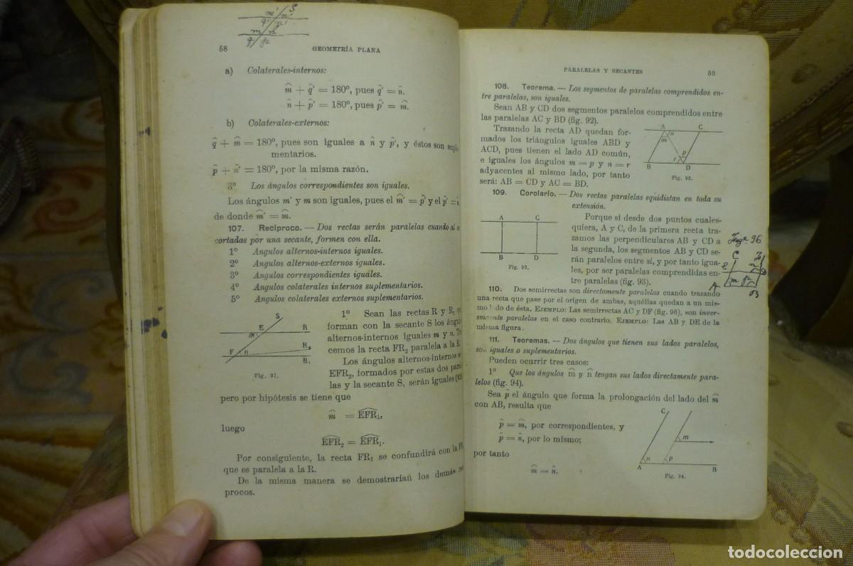 Libros de segunda mano: GEOMETR&Iacute;A CURSO SUPERIOR. EDICIONES BRU&Ntilde;O, MADRID, 1941. - Foto 6