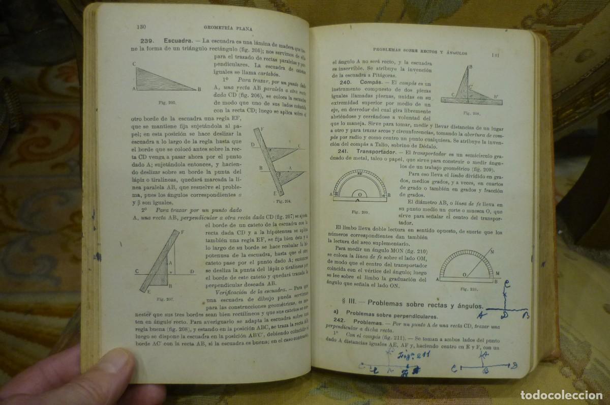 Libros de segunda mano: GEOMETR&Iacute;A CURSO SUPERIOR. EDICIONES BRU&Ntilde;O, MADRID, 1941. - Foto 7