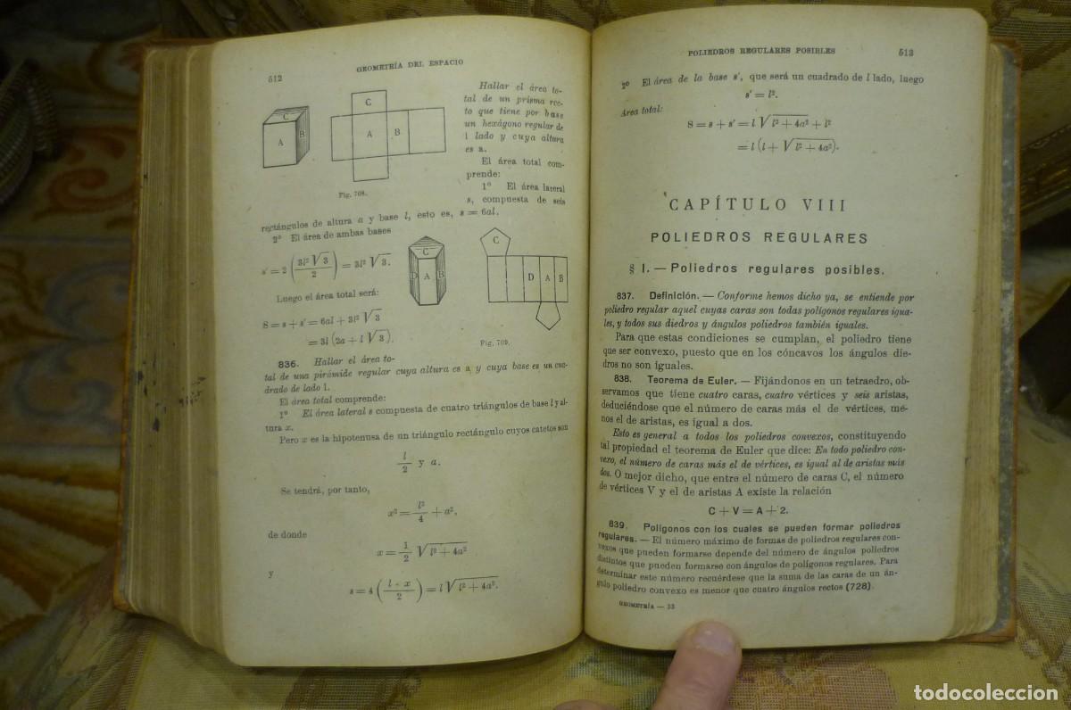 Libros de segunda mano: GEOMETR&Iacute;A CURSO SUPERIOR. EDICIONES BRU&Ntilde;O, MADRID, 1941. - Foto 11
