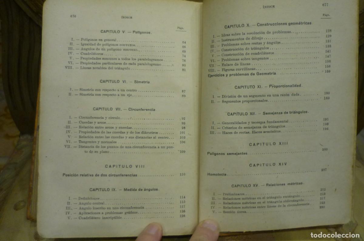 Libros de segunda mano: GEOMETR&Iacute;A CURSO SUPERIOR. EDICIONES BRU&Ntilde;O, MADRID, 1941. - Foto 14