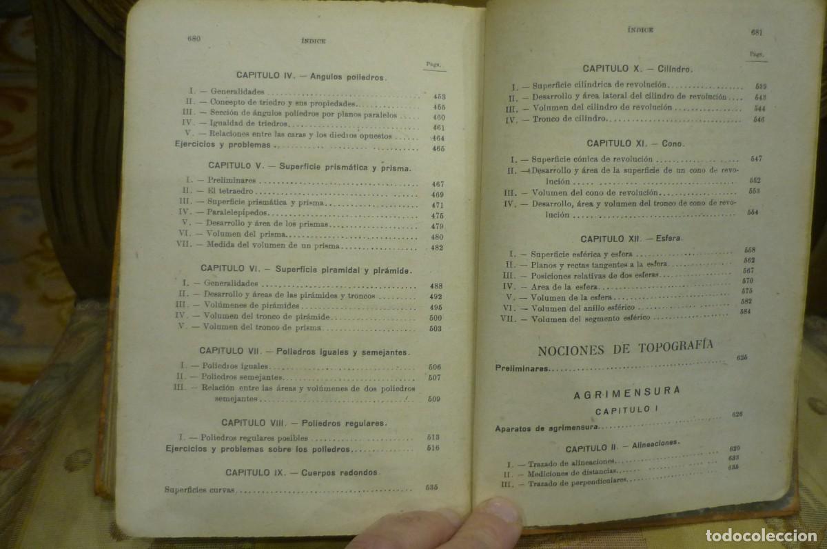 Libros de segunda mano: GEOMETR&Iacute;A CURSO SUPERIOR. EDICIONES BRU&Ntilde;O, MADRID, 1941. - Foto 16