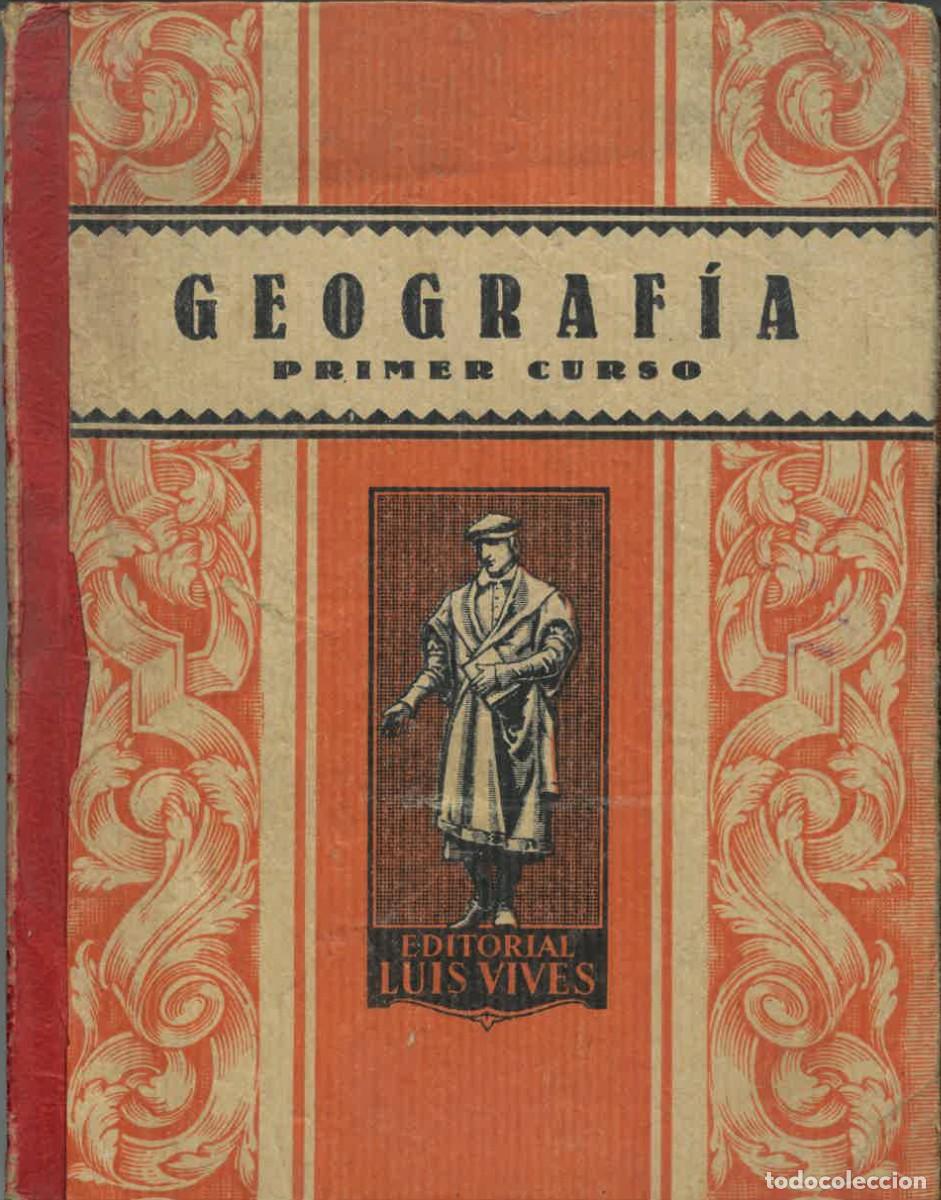 Libros de segunda mano: Geograf&iacute;a (Primer Curso) | Edelvives, 1939 - Foto 1