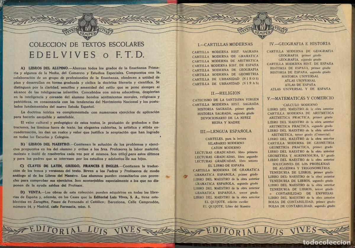 Libros de segunda mano: Nociones de Ciencias | Edelvives, 1943 - Foto 3