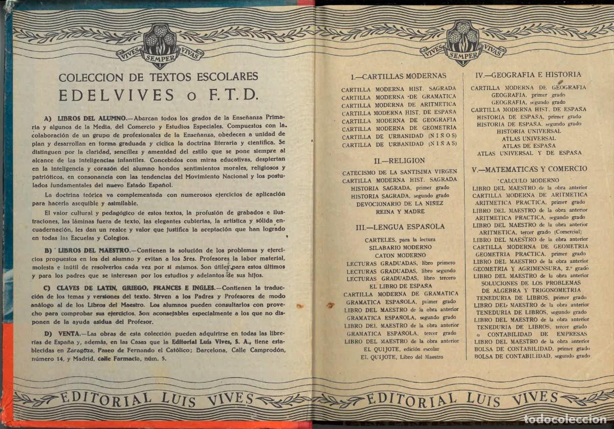 Libros de segunda mano: Nociones de Ciencias | Edelvives, 1943 - Foto 5