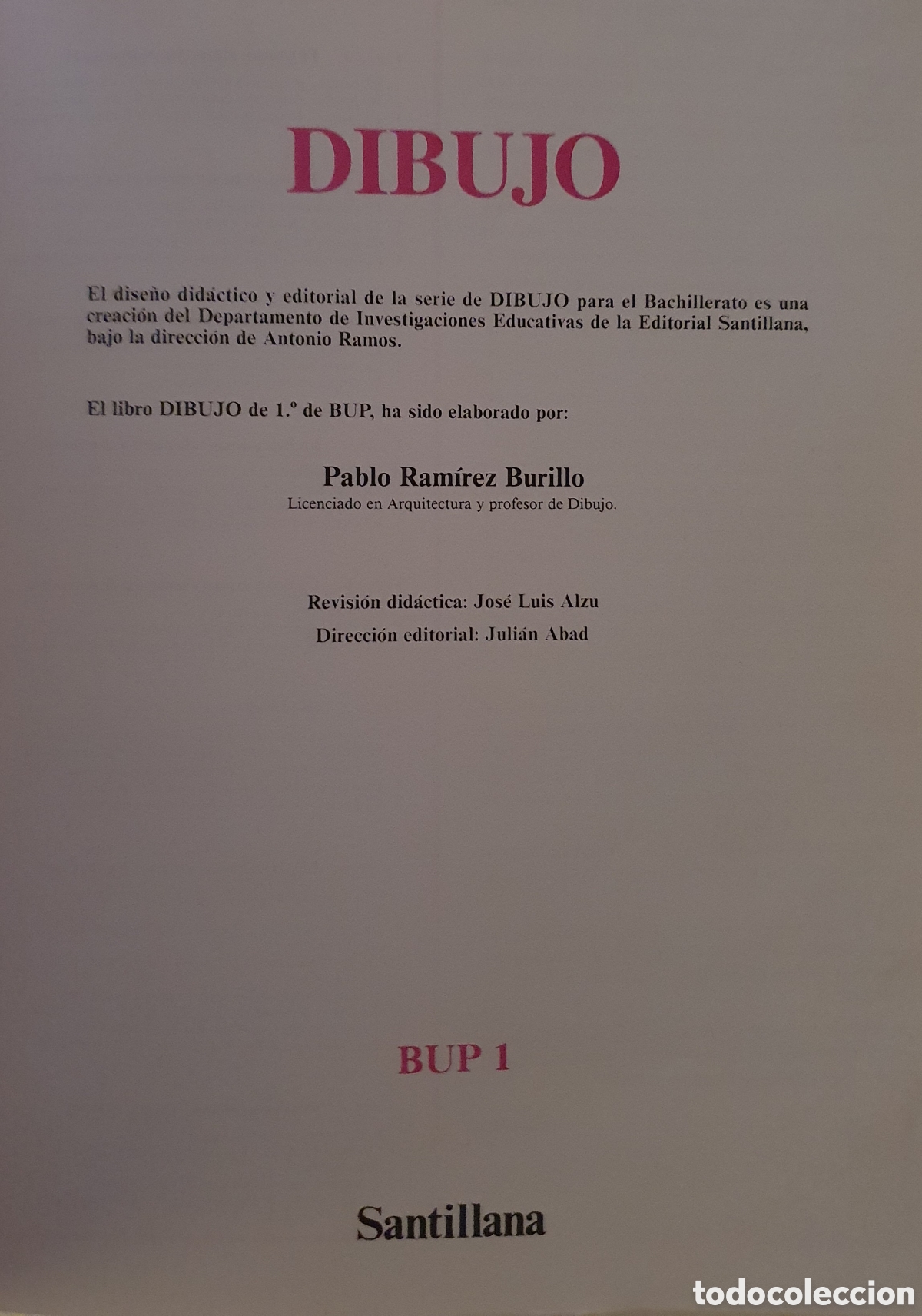 Libros de segunda mano: Dibujo Bup 1 Pablo ramirez burillo - Foto 3