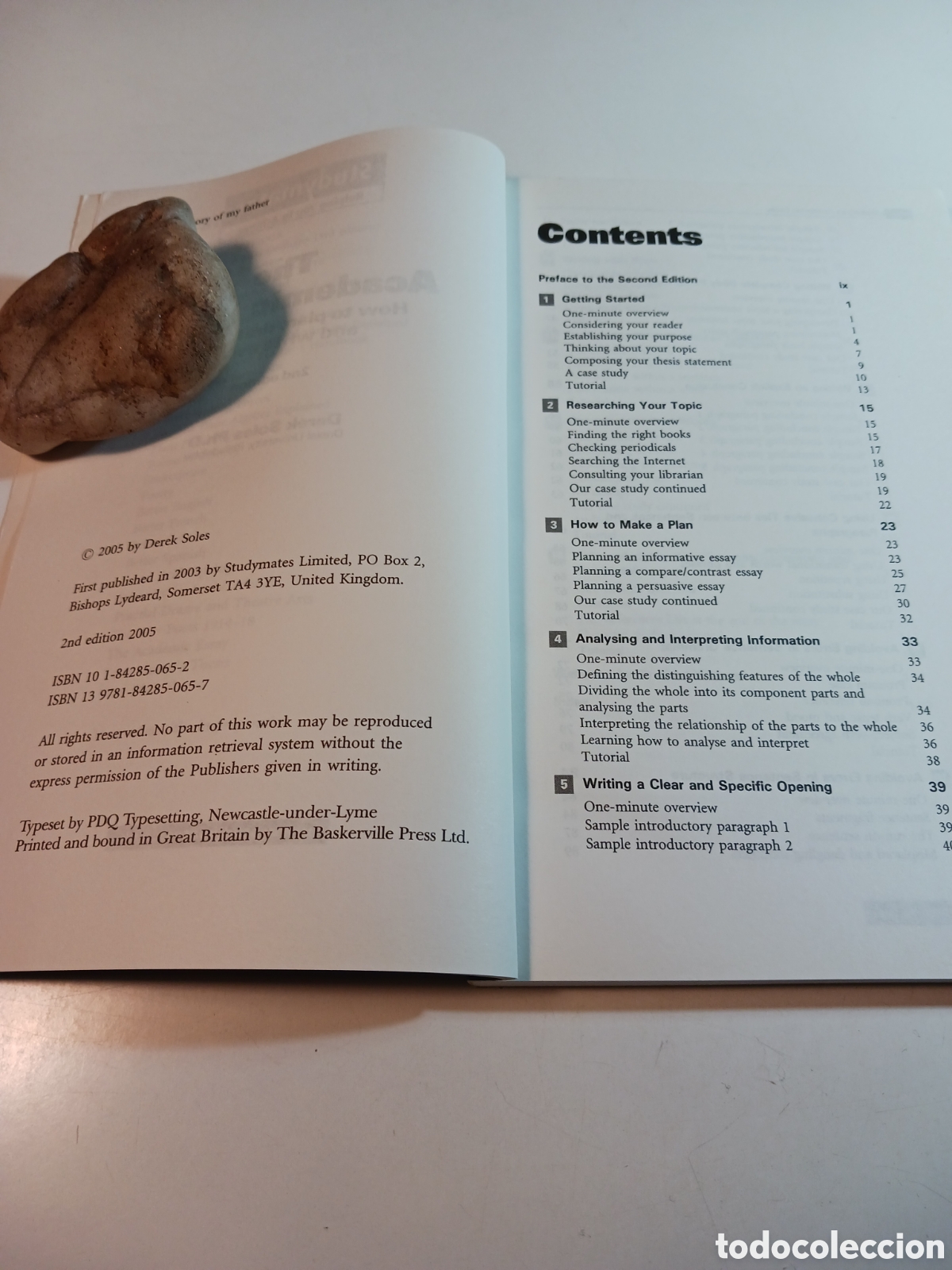 Libros de segunda mano: The Academic essay, how to plan, draft, write and revise. Dr Derek Soles, 2005 ING - Foto 2
