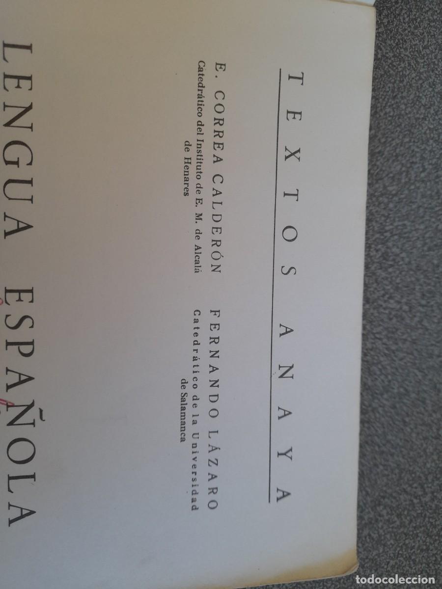 Libros de segunda mano: Libro Lengua Espa&ntilde;ola segundo curso Anaya - Foto 2