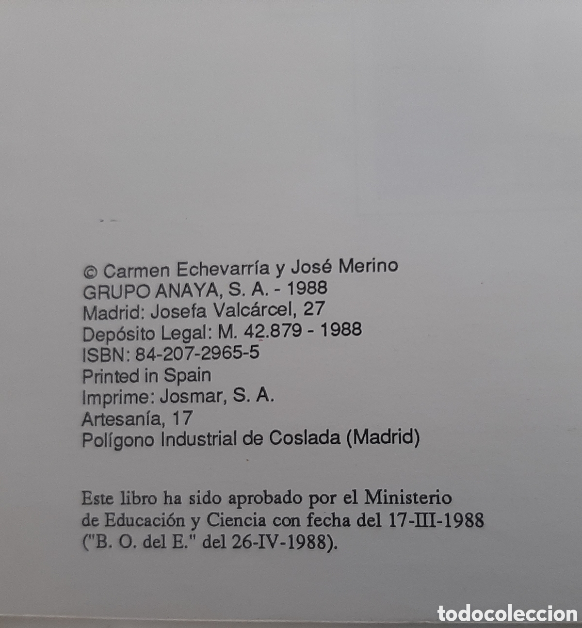 Libros de segunda mano: 6&deg; ANAYA LIBRO INGL&Eacute;S EGB 1988 - Foto 5